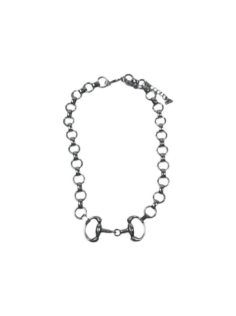 Chunky Equestrian Bit Chain Necklace
