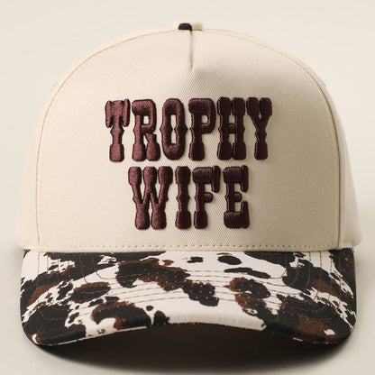 Trophy Wife Embroidered Trucker Hat