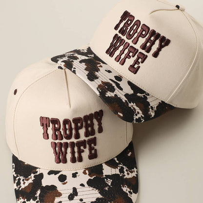 Trophy Wife Embroidered Trucker Hat