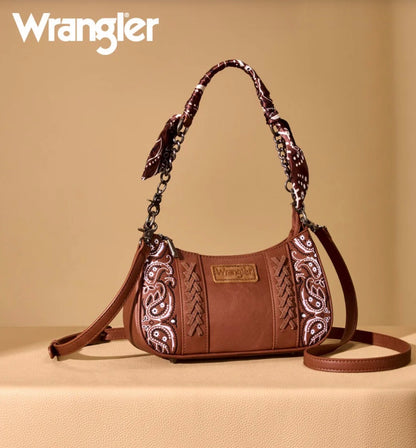 Wrangler Braided Paisley Bandana Bag