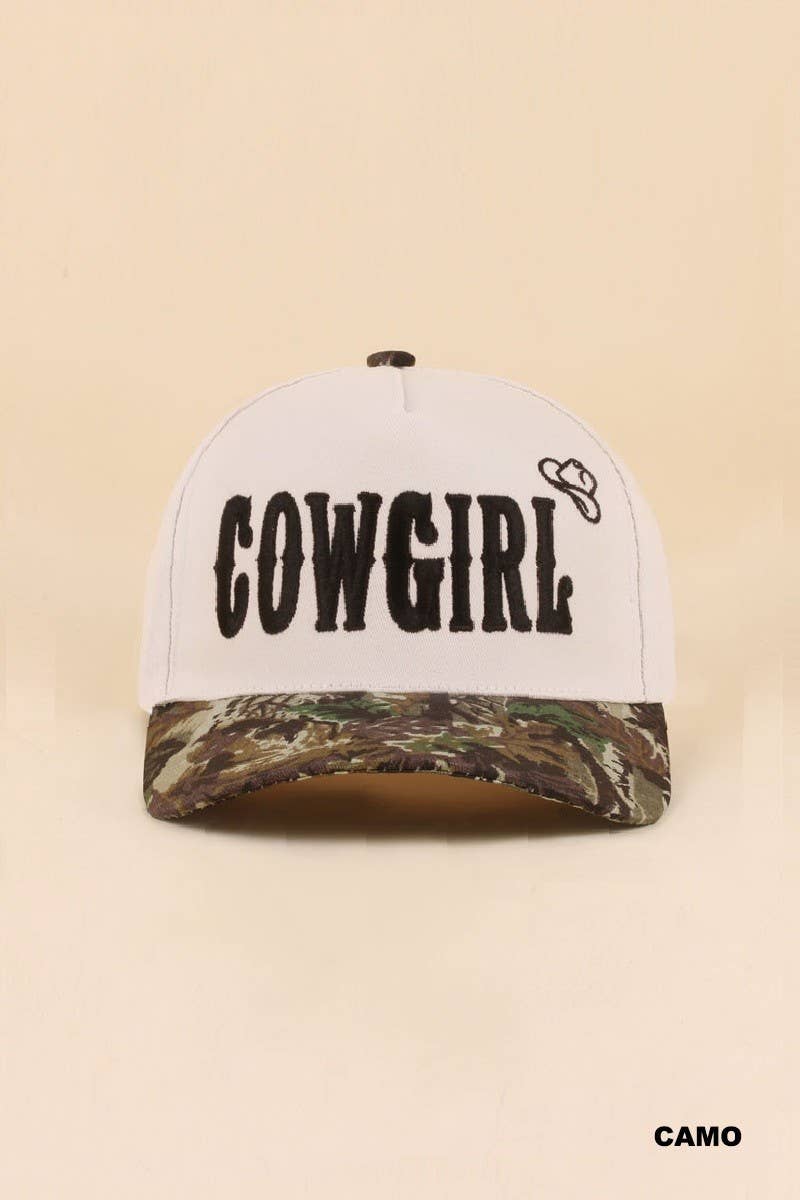 Cowgirl Two Tone Snapback Hat