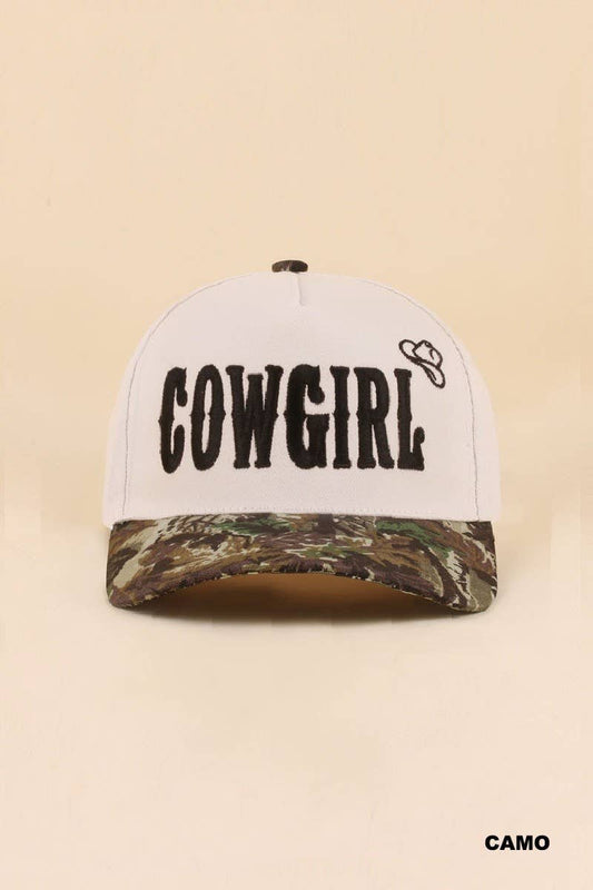 Cowgirl Two Tone Snapback Hat