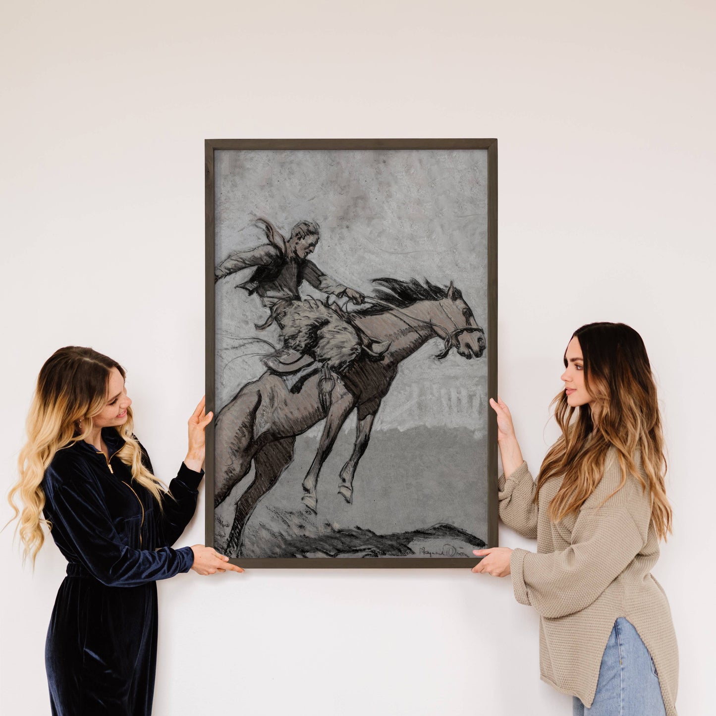 Bronco Buster Framed Wall Art *In-Store Pickup Only