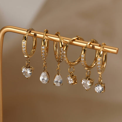 Crystal Teardrop Earrings