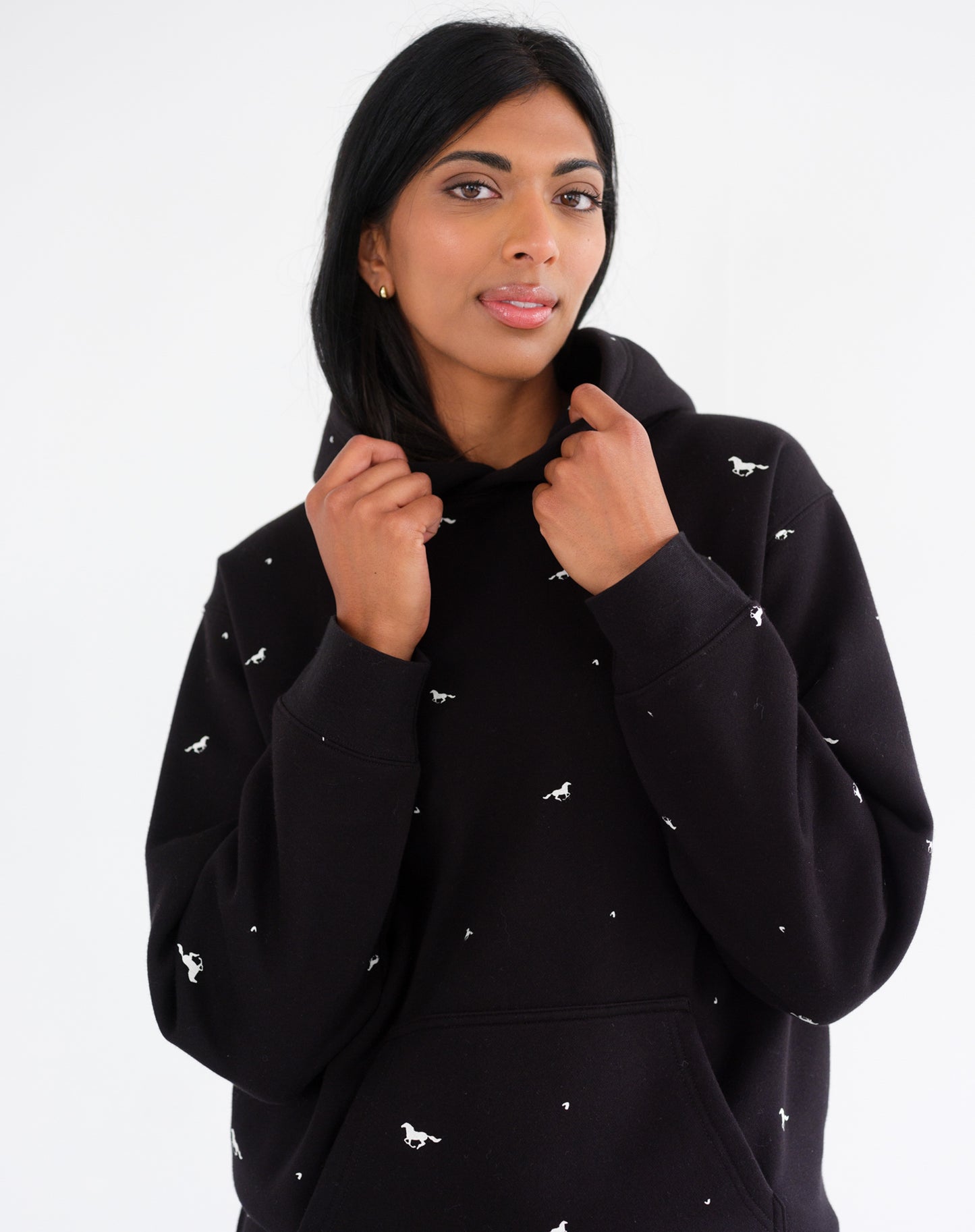 All Over Horse Hoodie