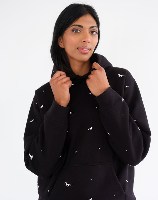 All Over Horse Hoodie