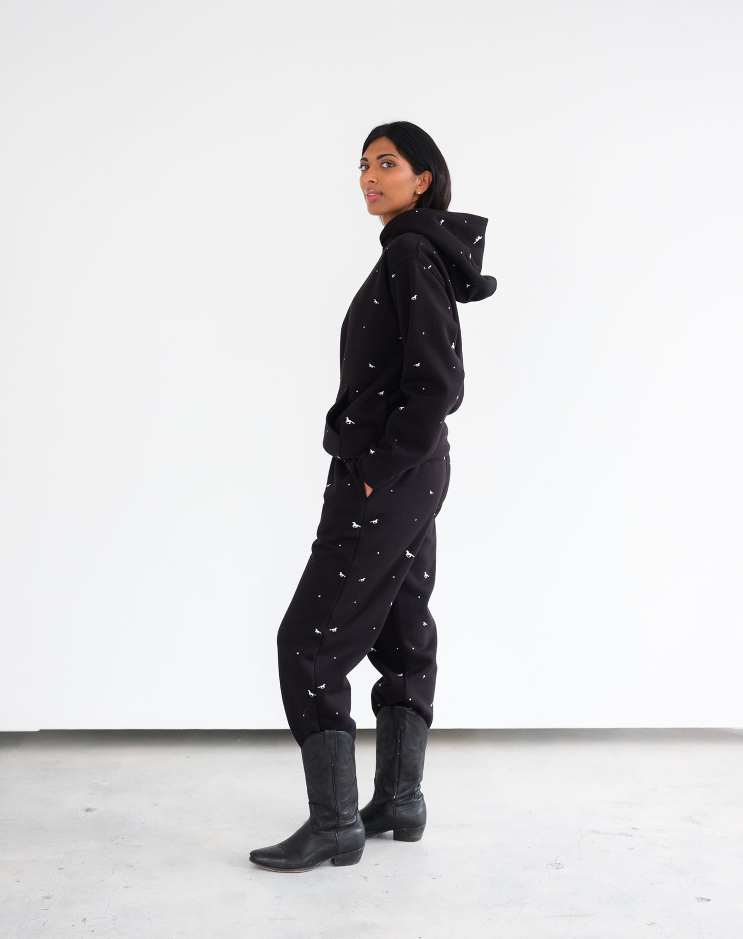 All Over Horse Hoodie