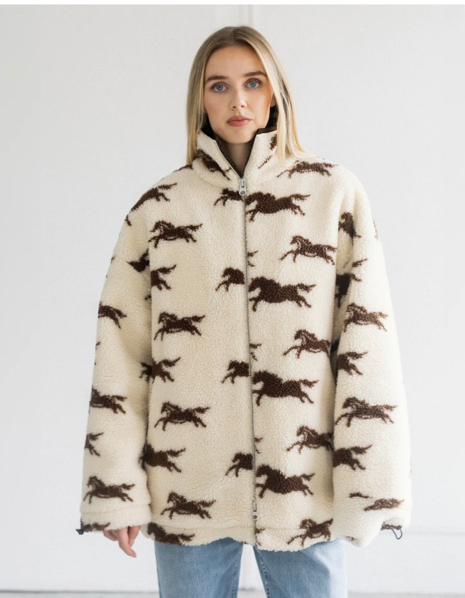 Wild Horse Long Sherpa Coat