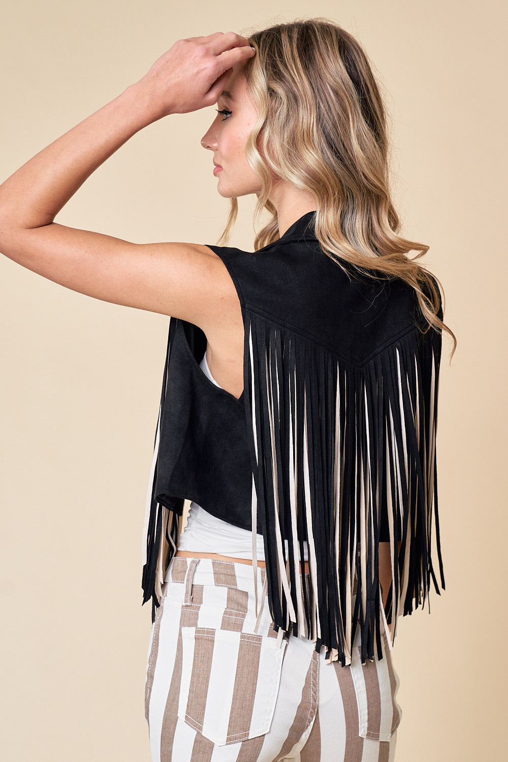 The Farah fringe vest