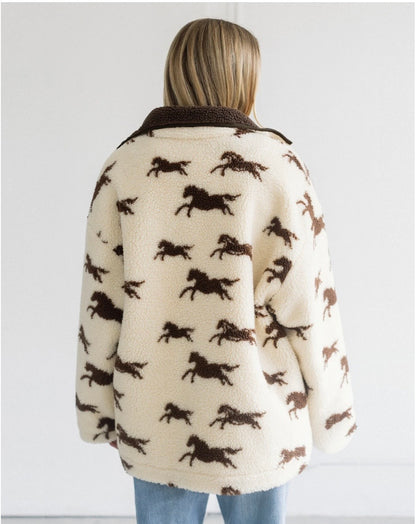 Wild Horse Long Sherpa Coat