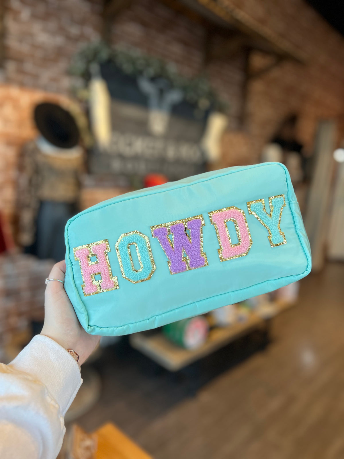Howdy Patch Cosmetic bag