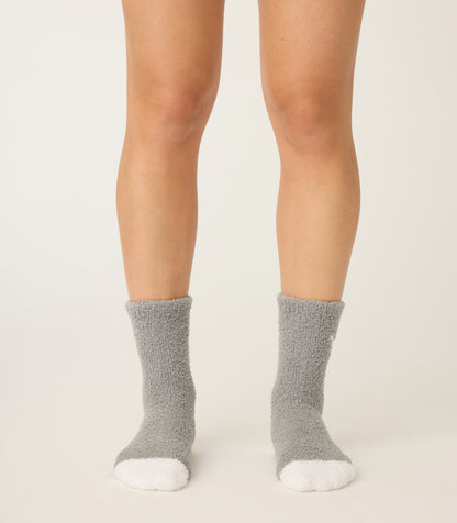 Saddle Up Fuzzy Crew Socks