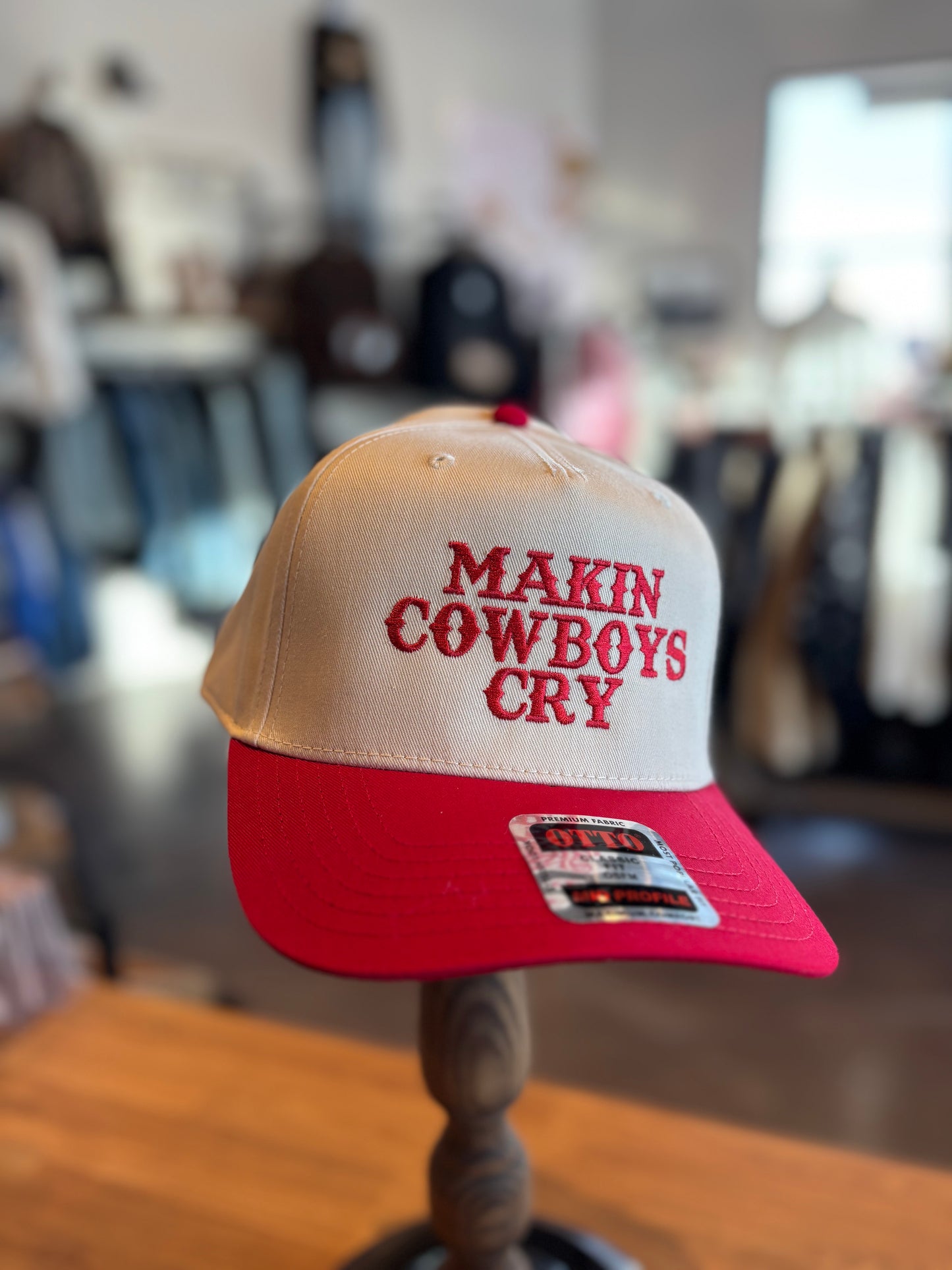 Making Cowboys Cry Embroidered Trucker Hat