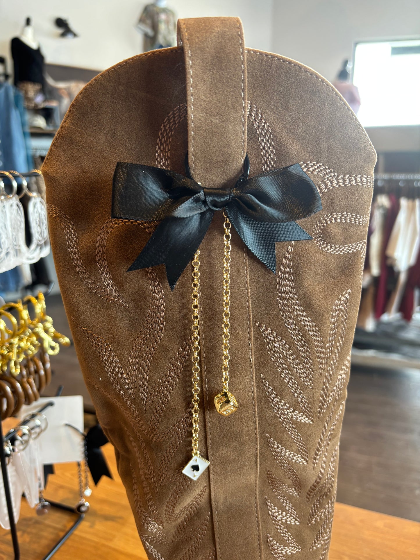 The Gambler Boot Charm Set of 2