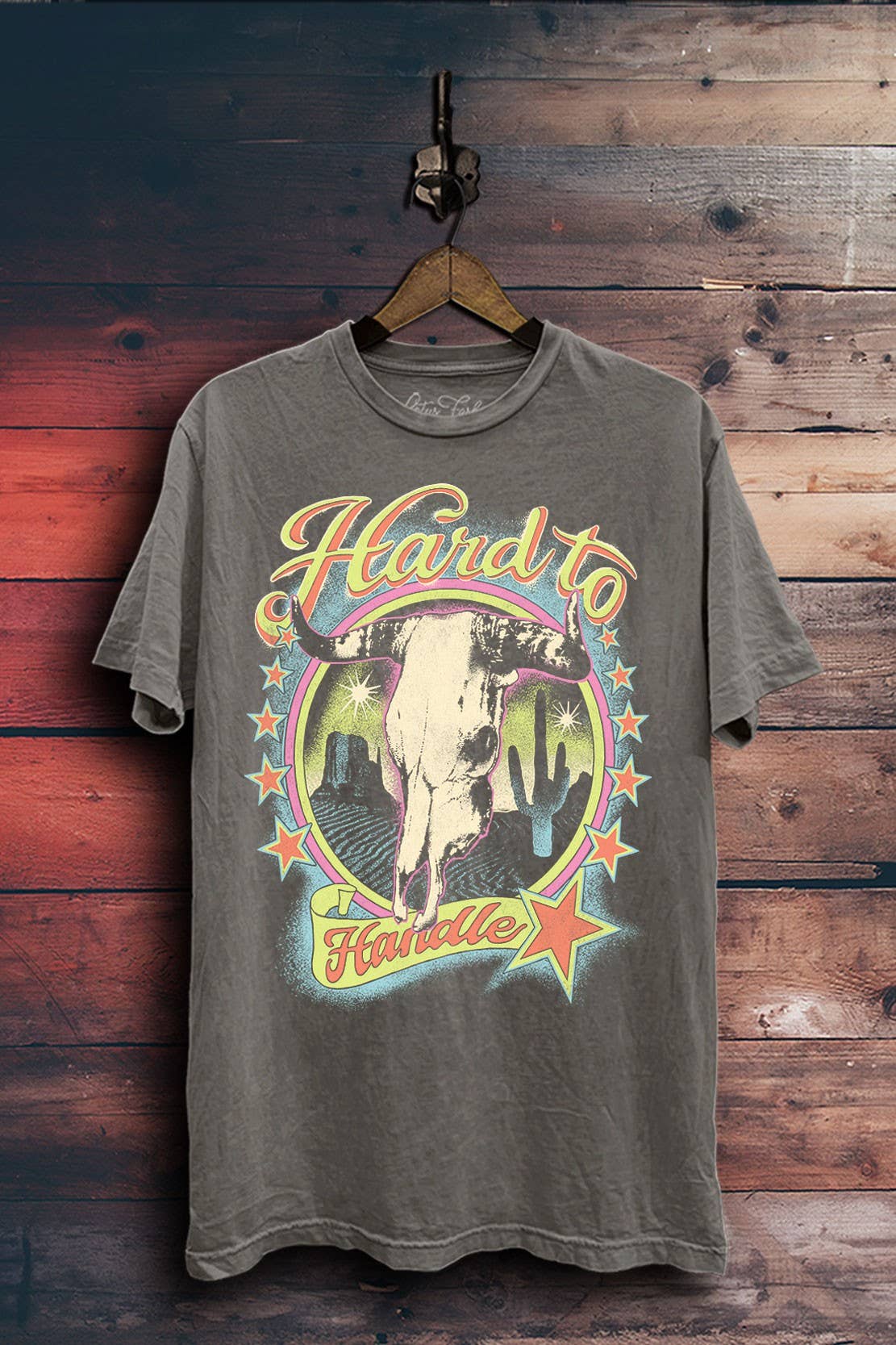 Hard To Handle Cow Skull Graphic Tee