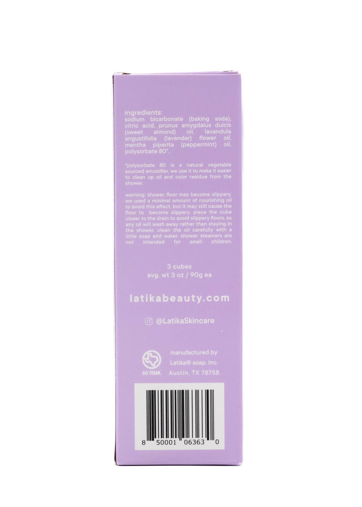 Lavender Peppermint Shower Steamers