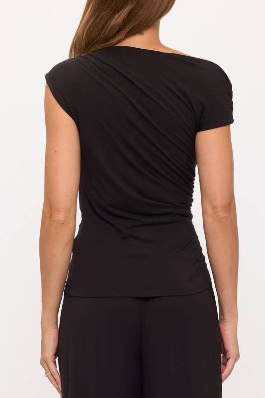 Ruched Off The Shoulder Top