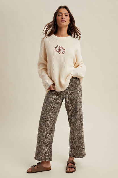 Double Horseshoe Knit Sweater