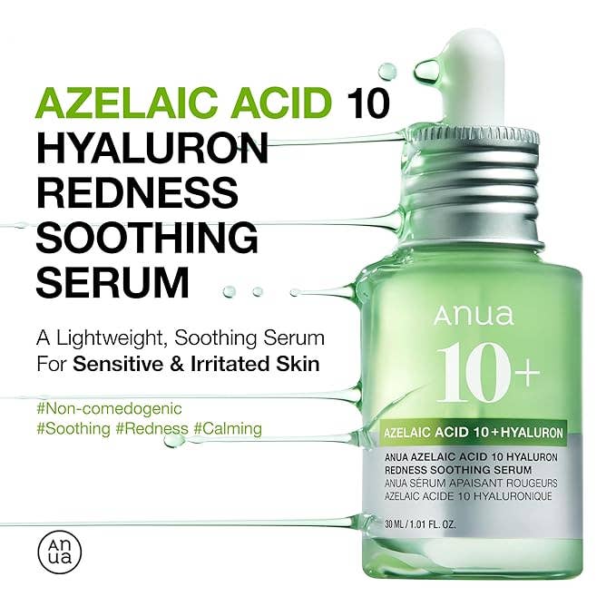 Azelaic Acid 10 Hyaluron Redness Soothing Serum 30mL