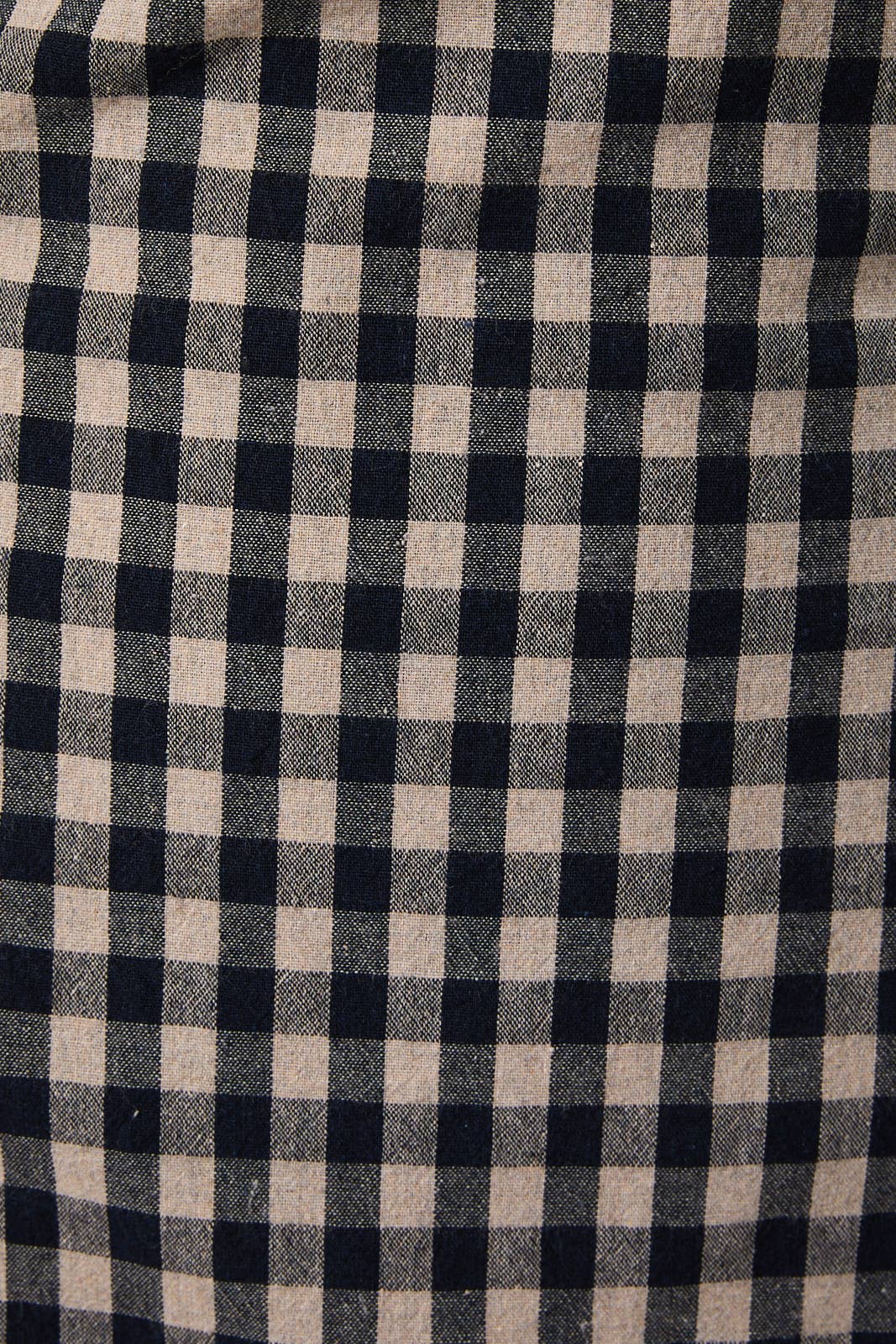 Navy Plaid Mini Dress