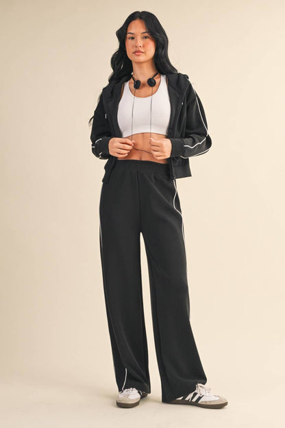 Contrast Stitch Activewear Set