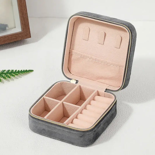 Plush Jewelry Box for Travel