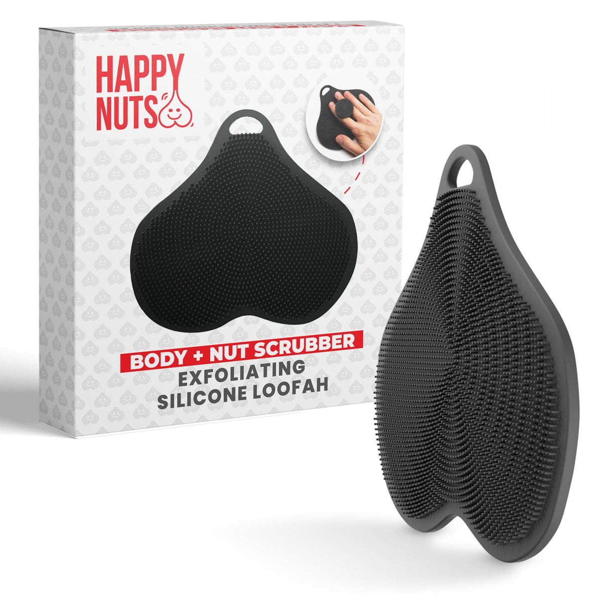 Body and Nut Scrubber - Exfoliating Silicon Loofah