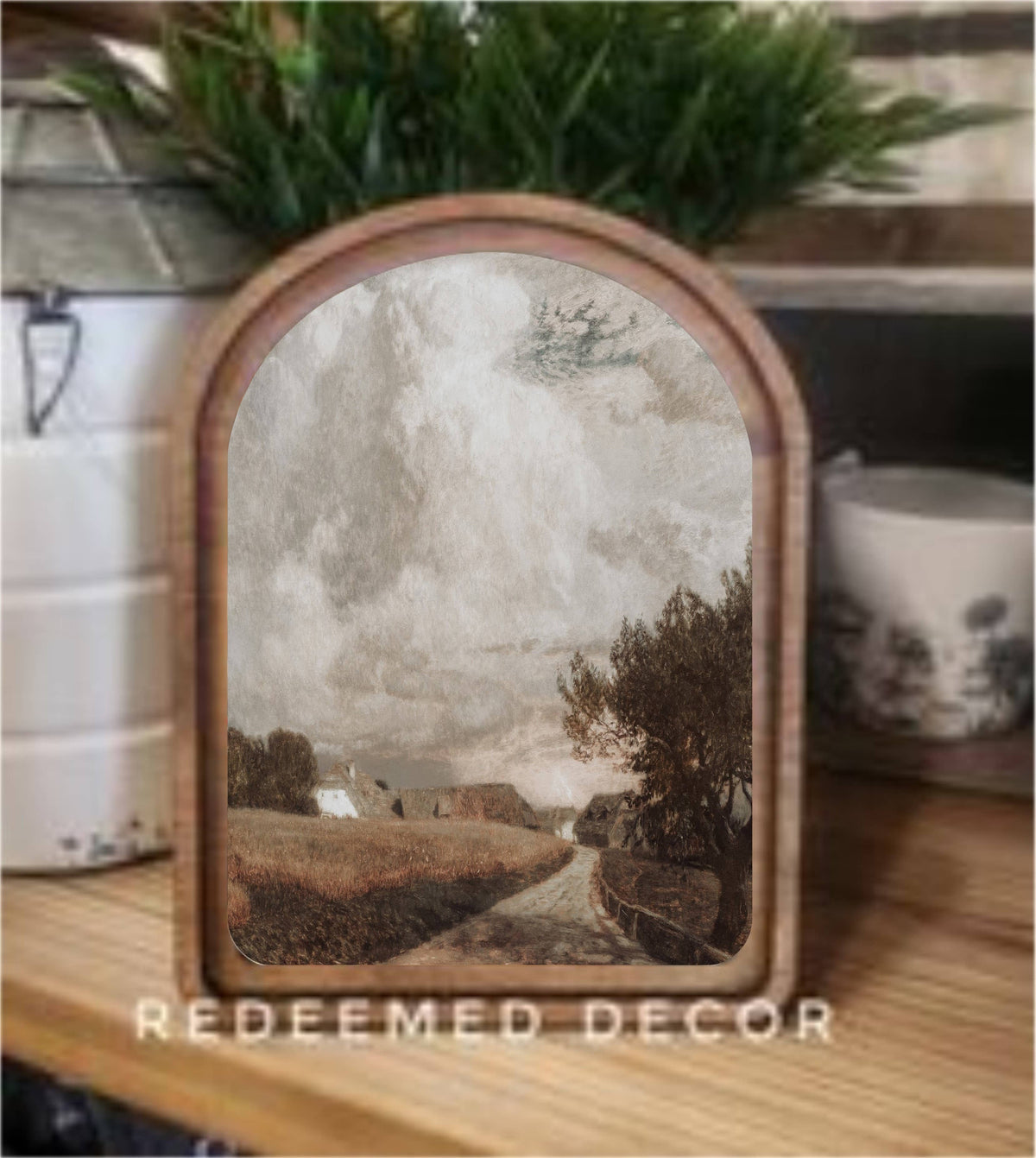 Arch Top Framed Art (6x8")