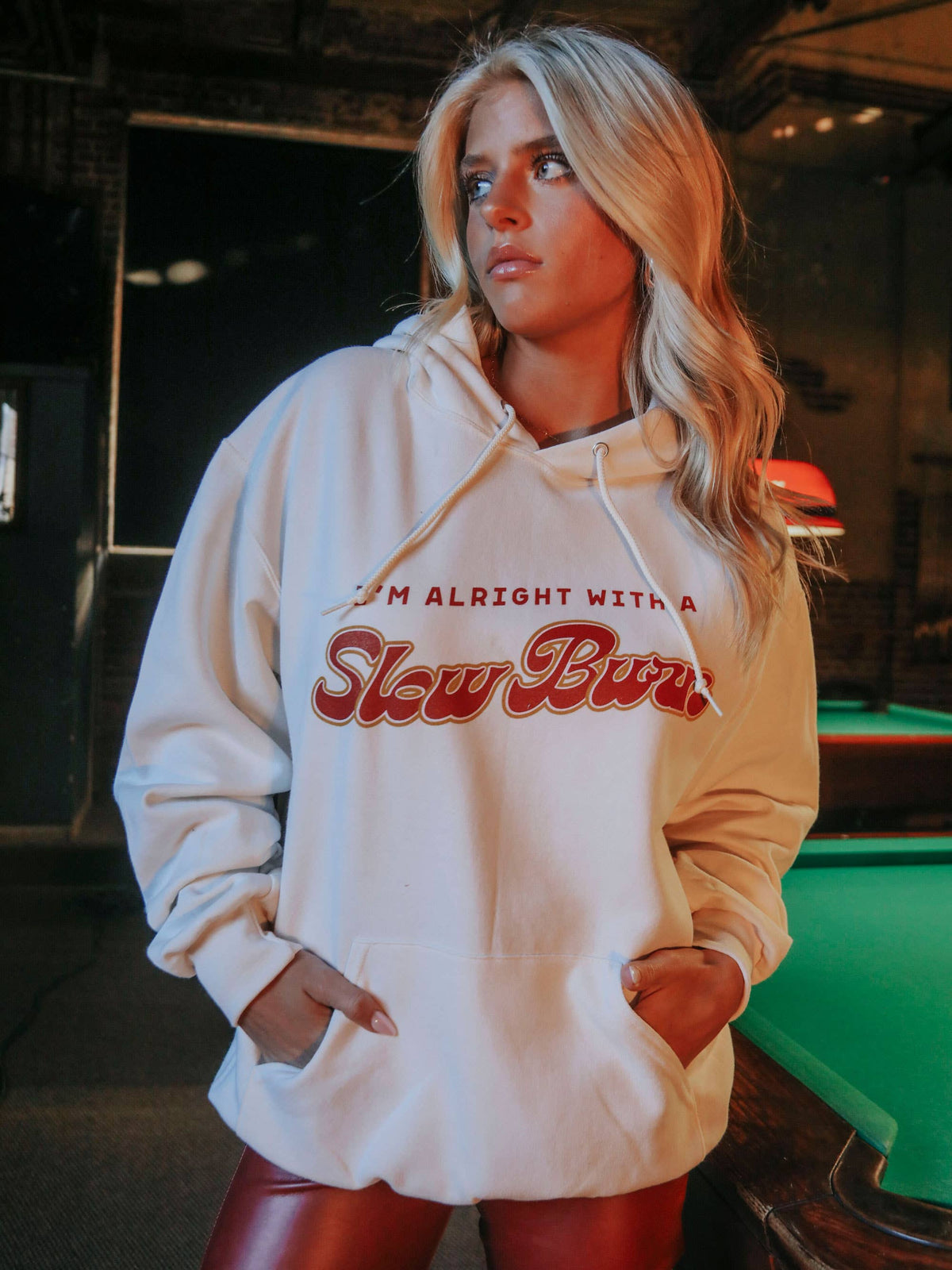 Slow Burn Matches Hoodie Sweatshirt (FRONT + BACK) by Charlie Southern
