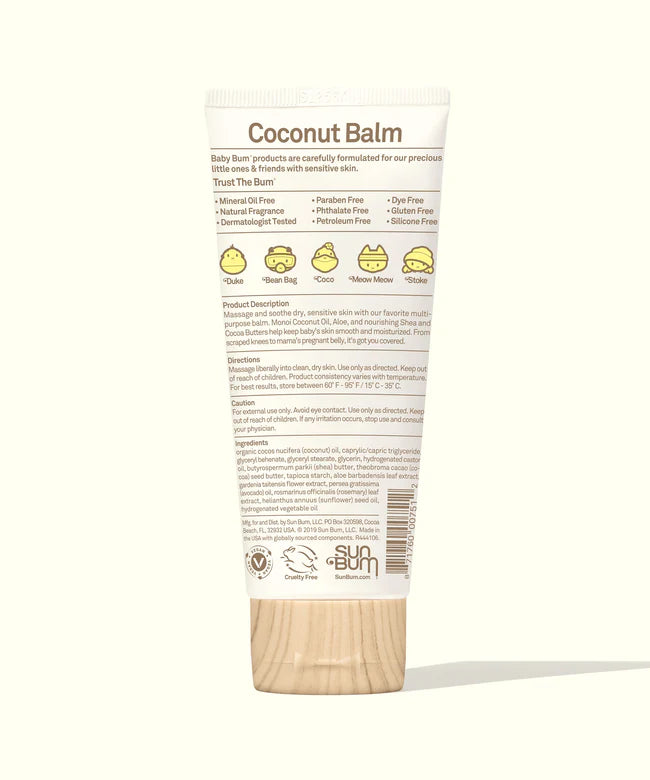 Baby Bum Natural Monoi Coconut Balm