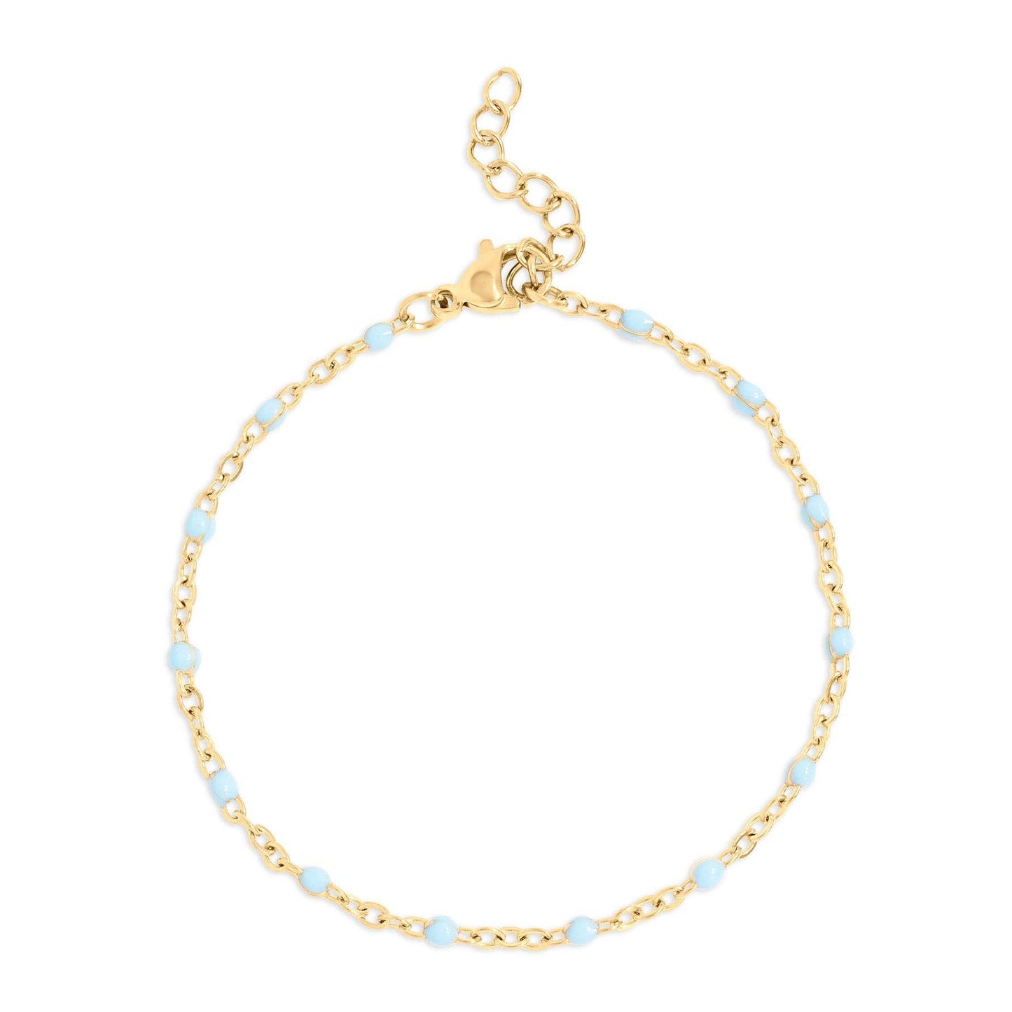 Dainty Turquoise Confetti Bracelet