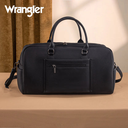 Wrangler Whipstitch Collection Duffle Bag Black
