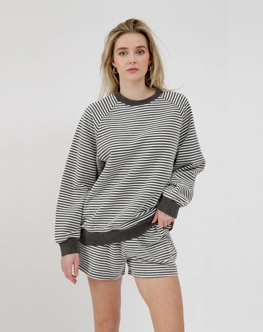 Mini Striped Crew