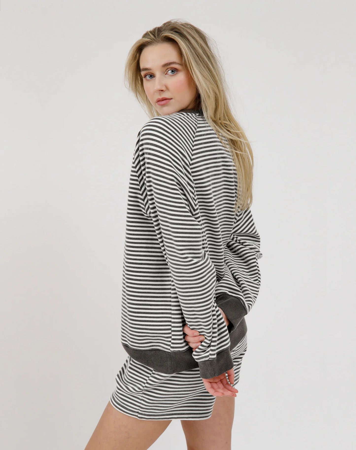 Mini Striped Crew