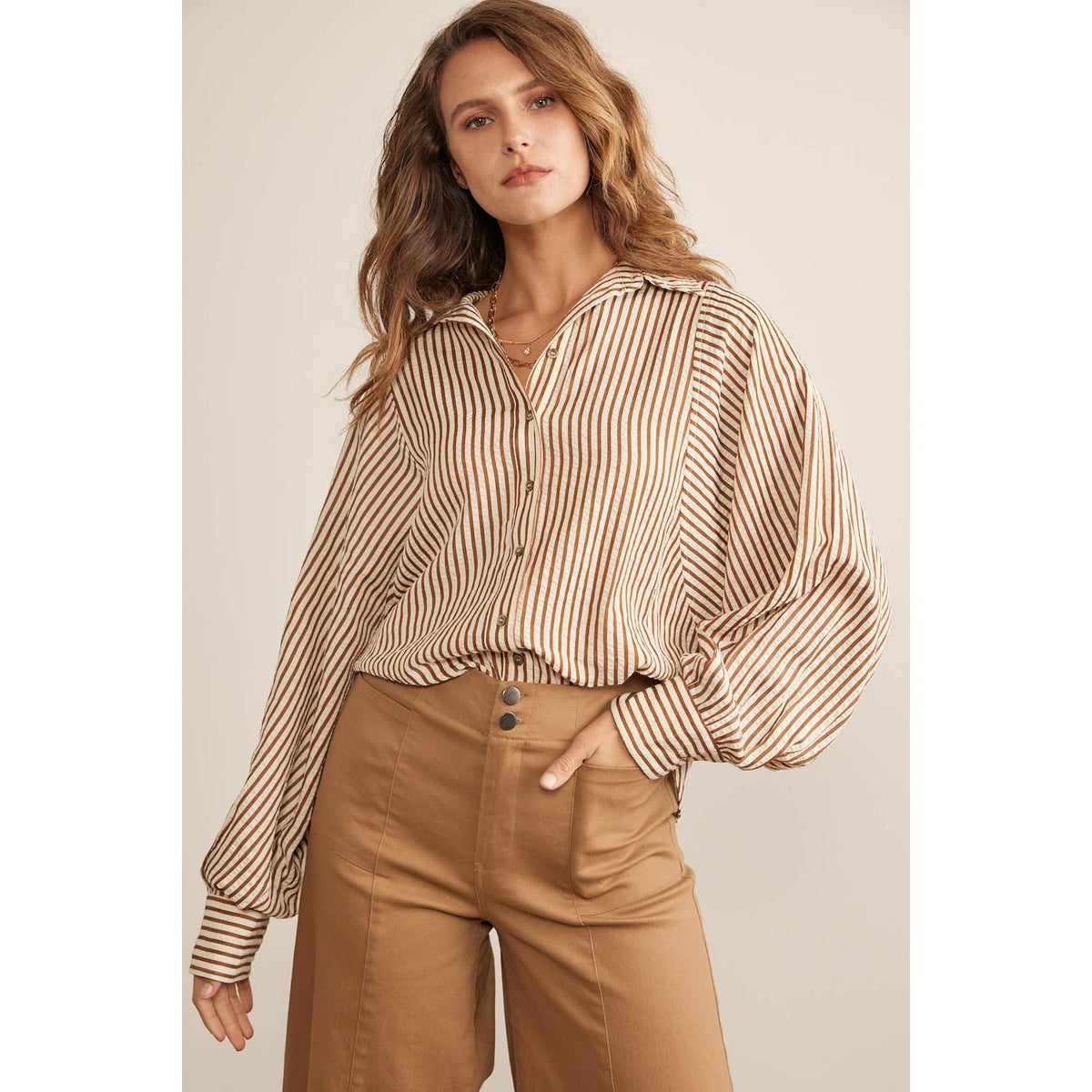 Savannah Stripped button down