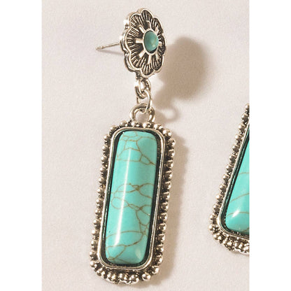 Sundown Relic Turquoise Stone Earrings