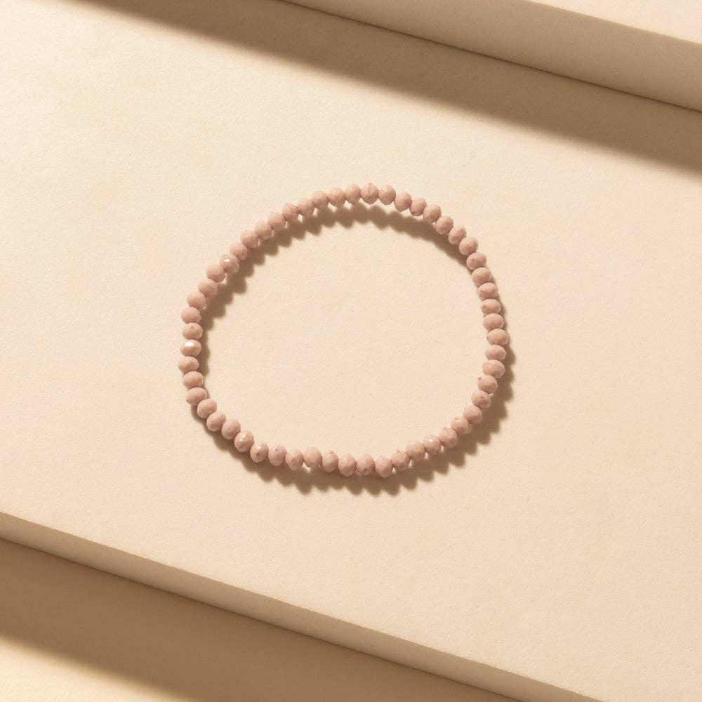 Amethyst Trail Stack Bracelet in Desert Orchid