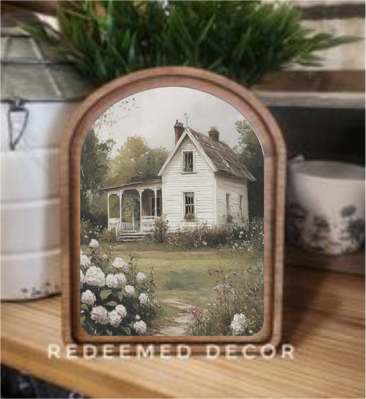 Arch Top Framed Art (6x8")