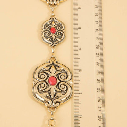 Ornate Western Concho Chain Belt