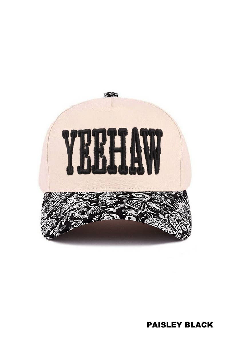 Yeehaw Two-Tone Canvas Trucker