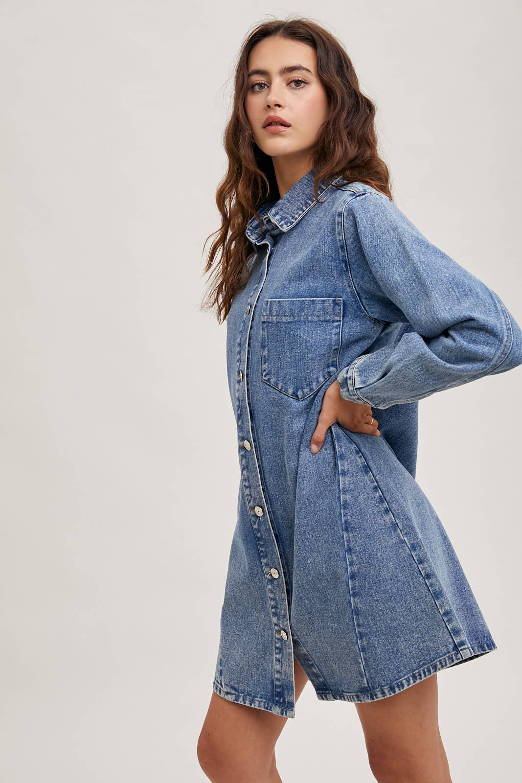 Denim Shirt Dress