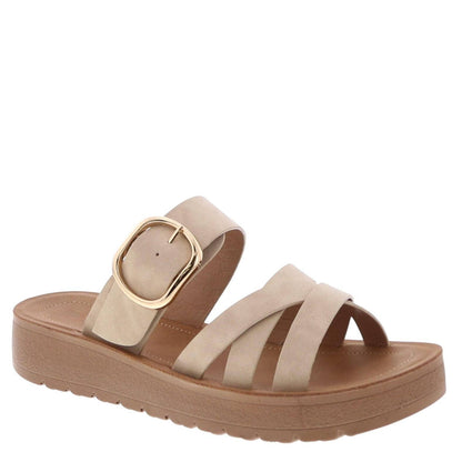 Platform Slide Sandals