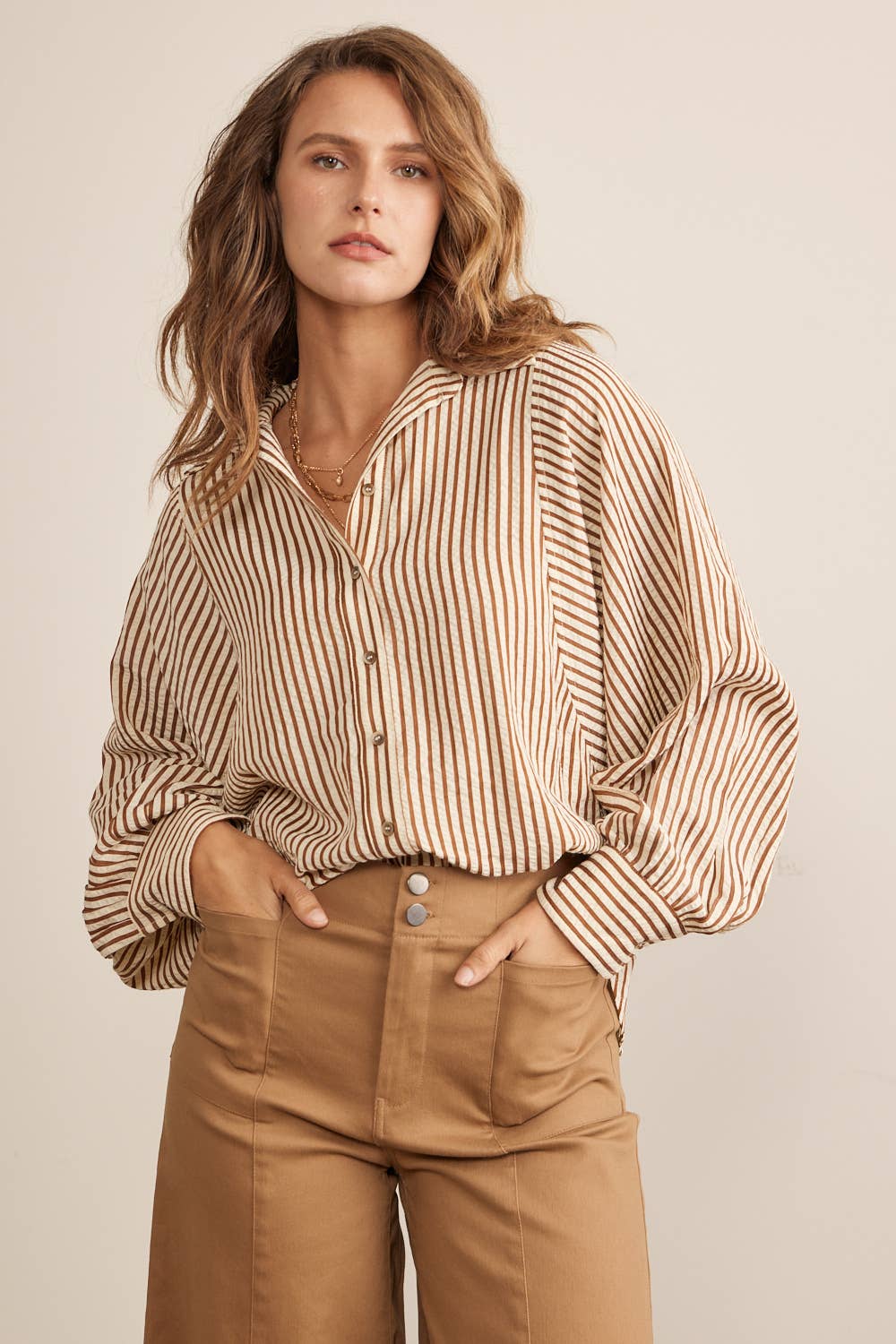 Savannah Stripped button down