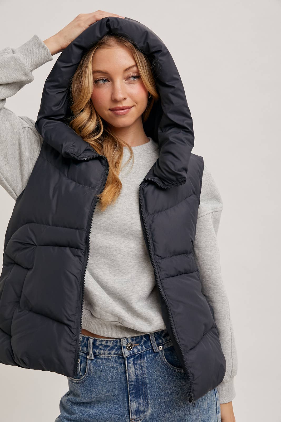 Hooded Puffer Vest