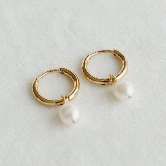 Pearl Hoops