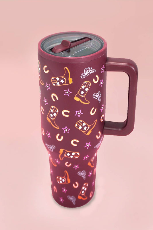 40 oz Western Tumbler