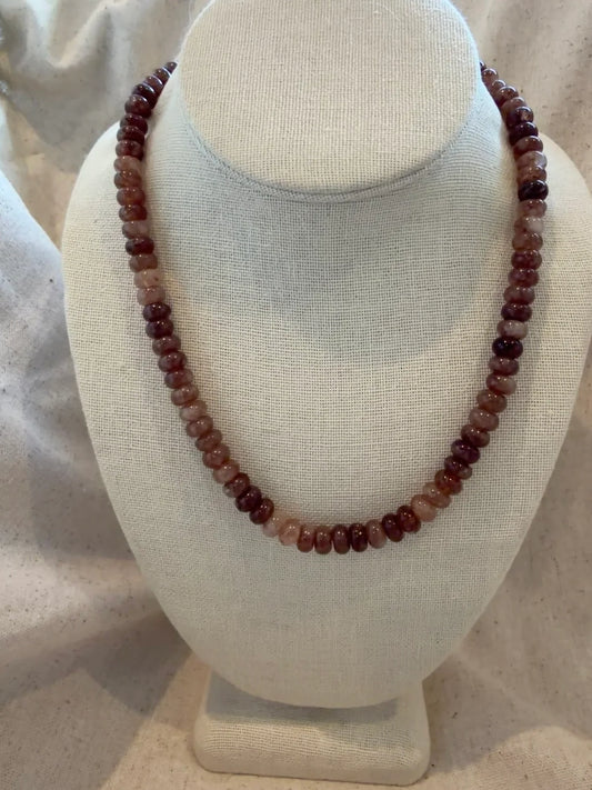 Chai Latte Chunky Beaded Necklace