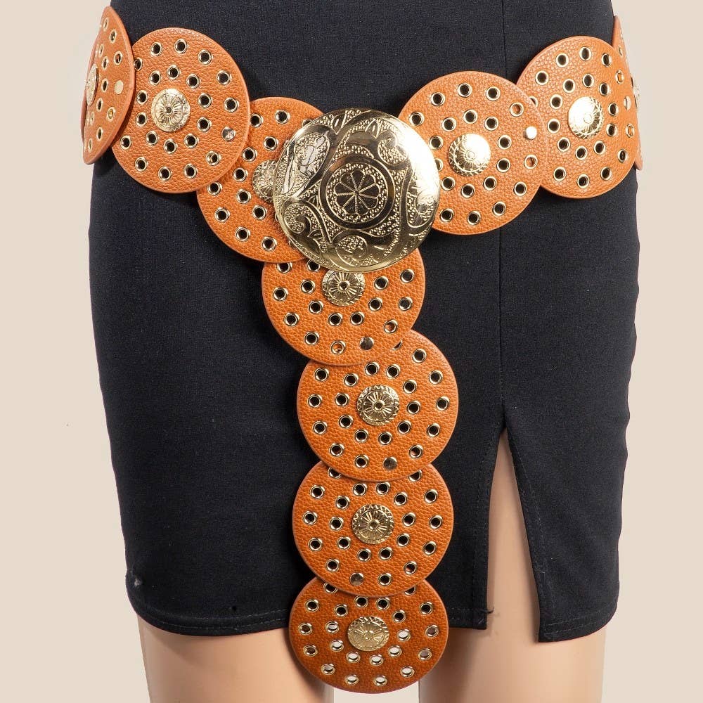 Grommet Disc Chain Belt