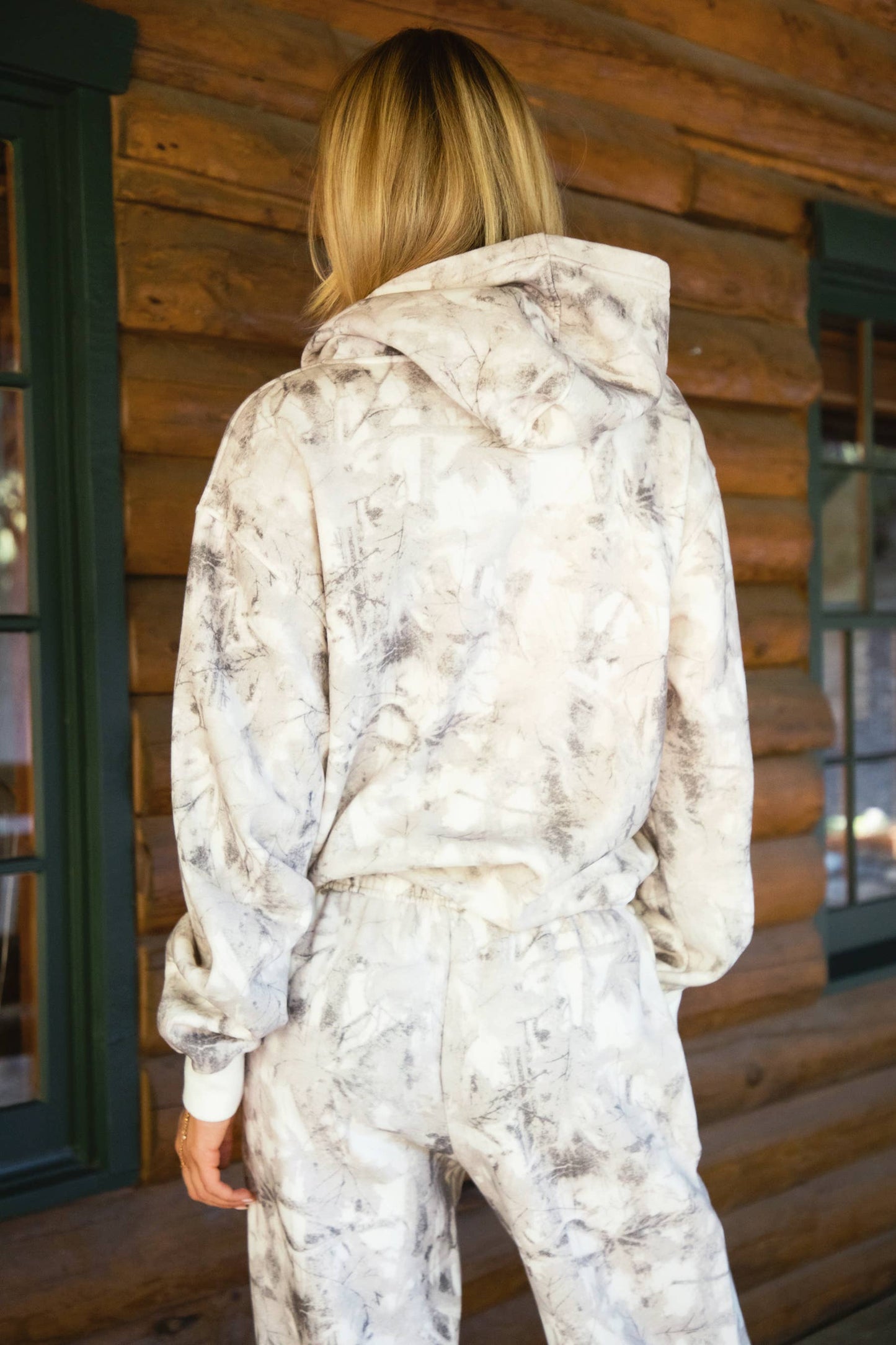 Light Camo Fleece Hoodie