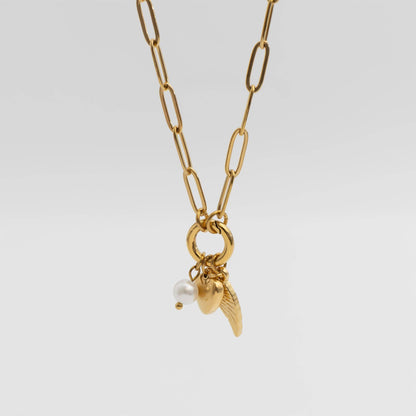 Angel Wing Interchangeable Charm Necklace